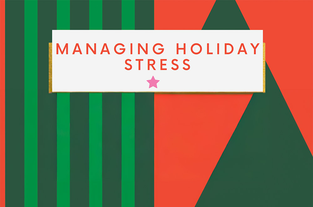 Image showing Managing Holiday Stress.